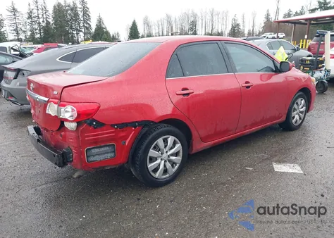 2013 Toyota Corolla Le z USA, uszkodzony, nr VIN 5YFBU4EE0DP194890